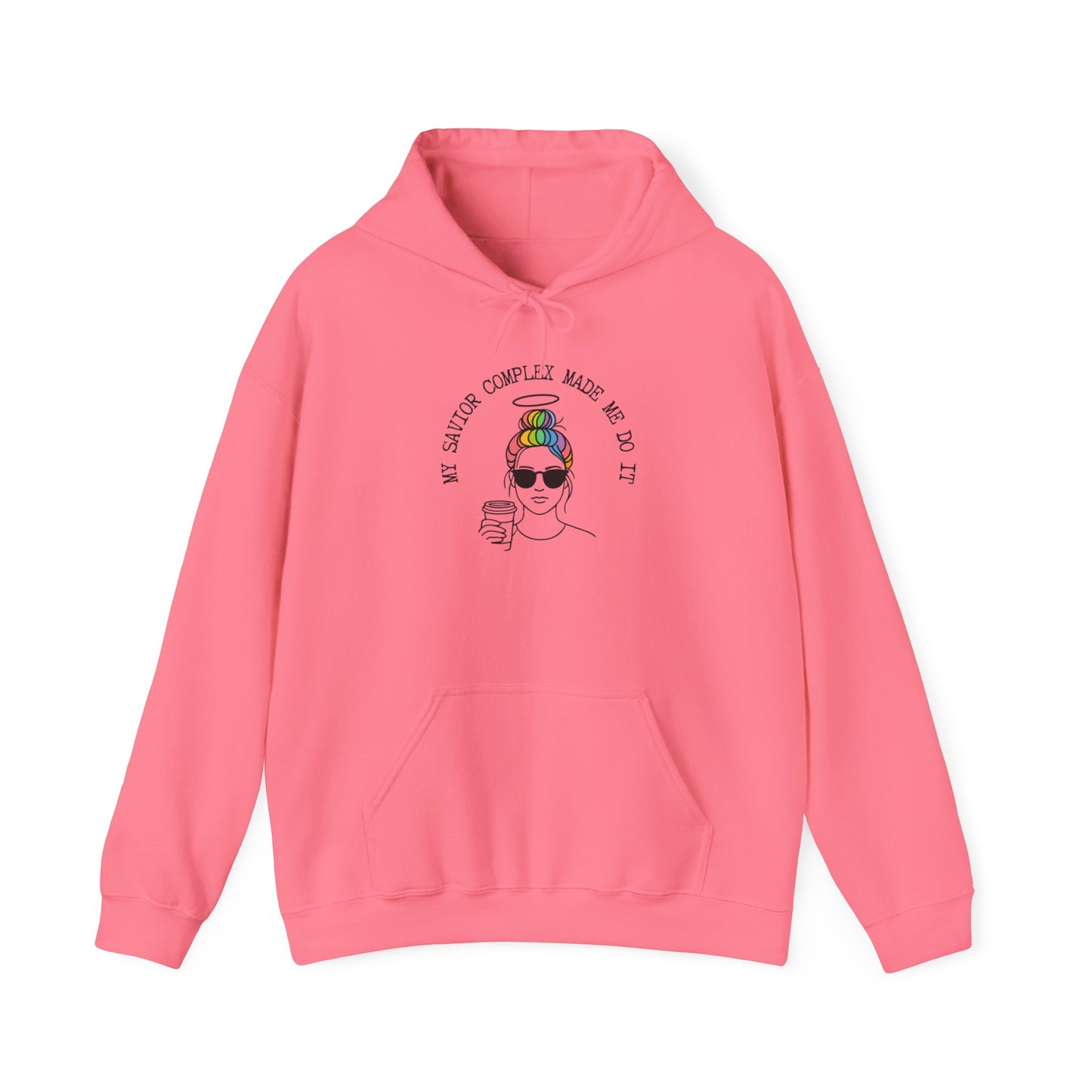 My Savior Complex Made Me Do It Hoodie | Unisex Heavy Blend™ Sweatshirt for Trendsetters | Bold Statement Apparel