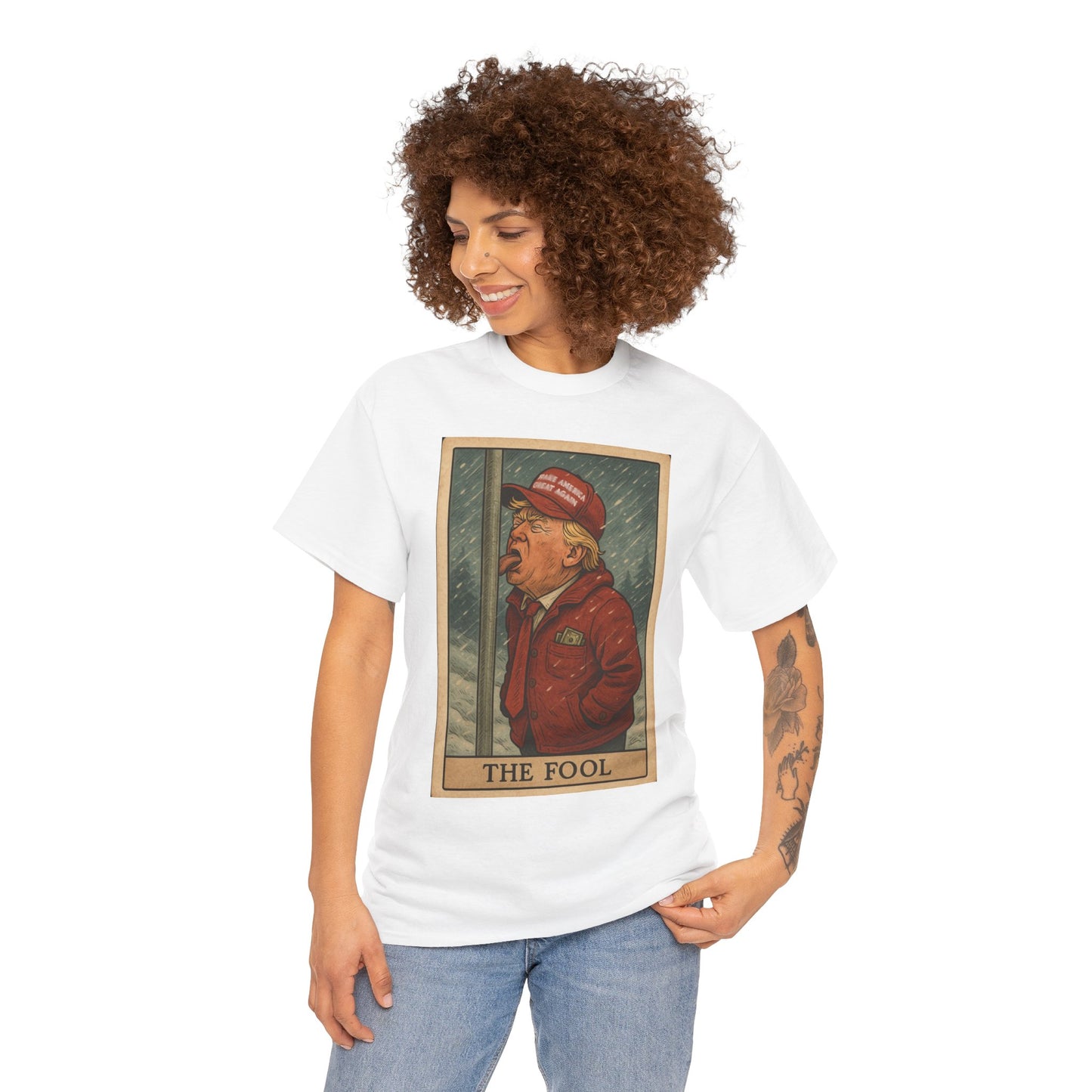 The Fool Unisex Heavy Cotton Tee - Humor & Resistance