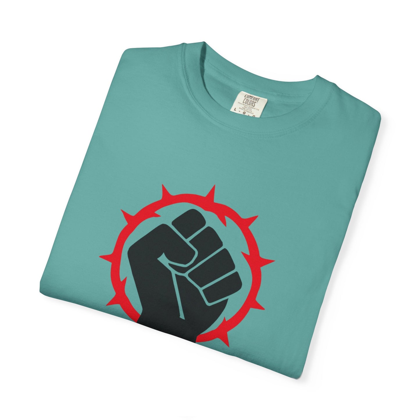 Unisex Garment-Dyed T-Shirt - 'Jesus Would Resist' Motivational Tee