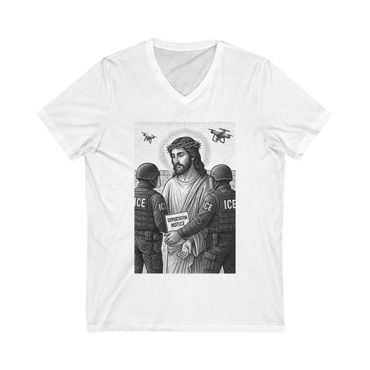 Social Justice V-Neck Tee - Protest Wear, Activism T-Shirt, Statement Shirt, Graphic Tee, Gift for Allies
