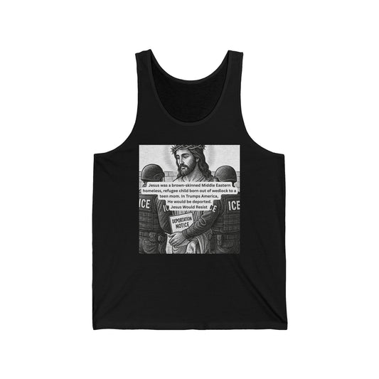 Social Justice Jersey Tank, Inspirational Unisex Top, Graphic Tank for Activism, Gift for Allies, Protest Wear, Summer Apparel