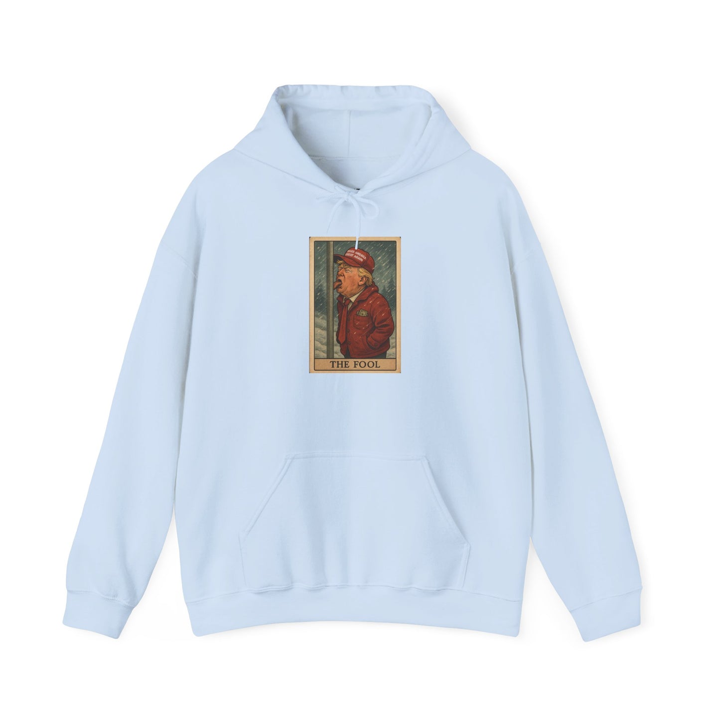 Unisex Hooded Sweatshirt - 'The Fool' Graphic & 'Resist' Statement