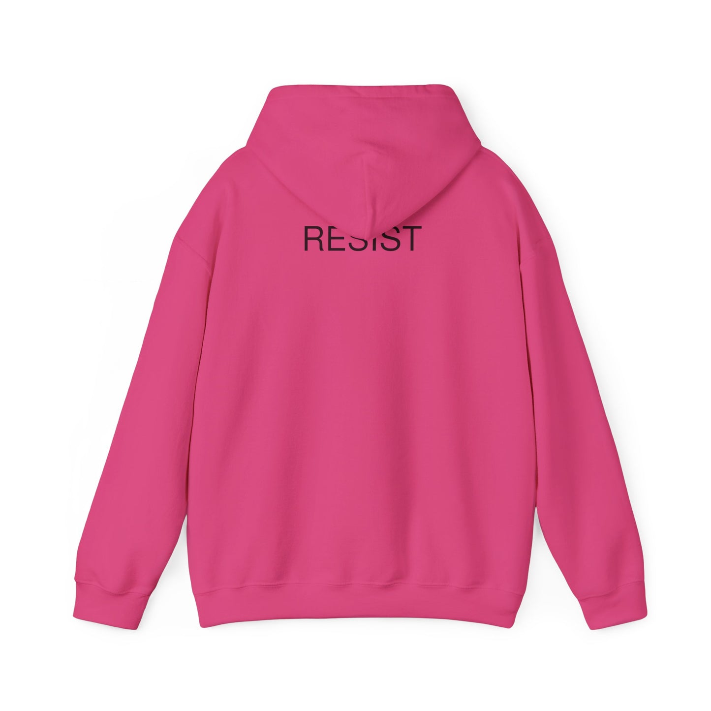Unisex Hooded Sweatshirt - 'The Fool' Graphic & 'Resist' Statement