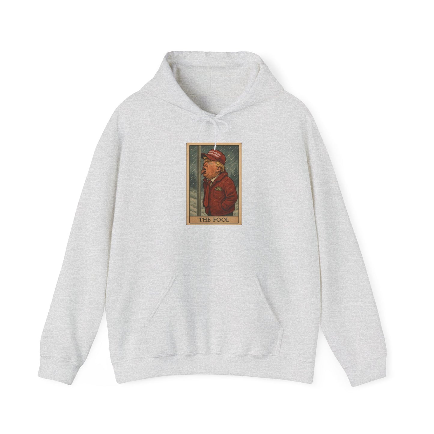 Unisex Hooded Sweatshirt - 'The Fool' Graphic & 'Resist' Statement