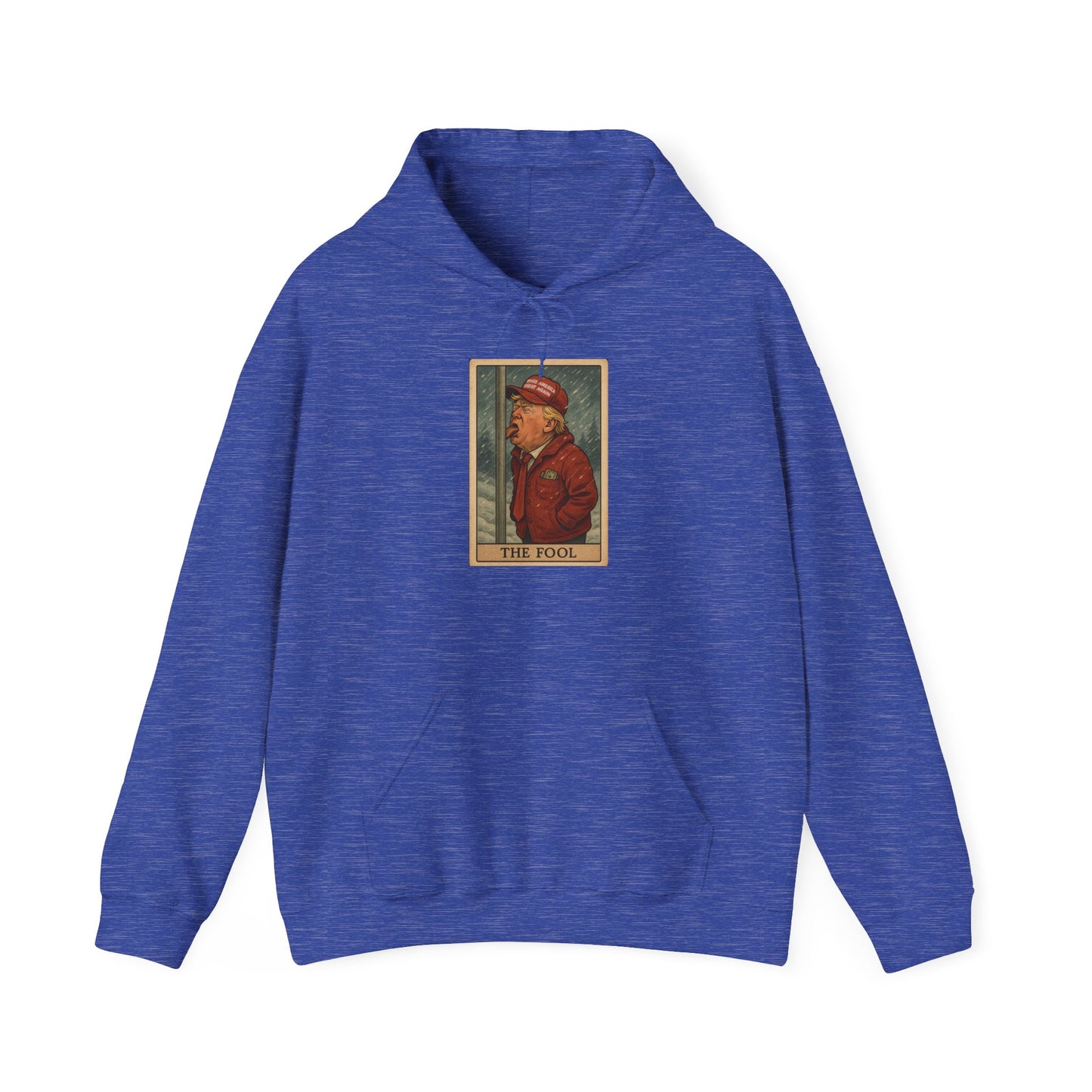 Unisex Hooded Sweatshirt - 'The Fool' Graphic & 'Resist' Statement