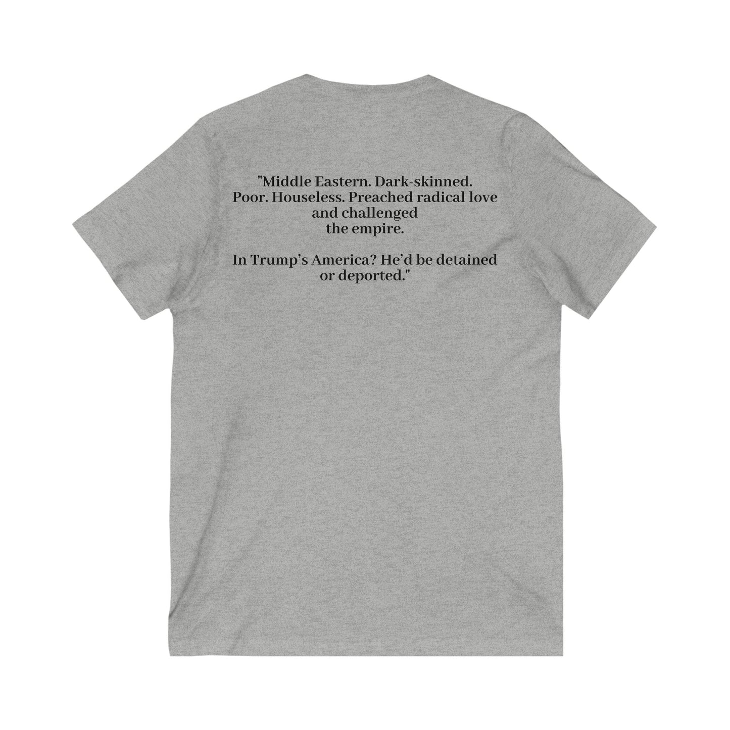 Social Justice V-Neck Tee - Protest Wear, Activism T-Shirt, Statement Shirt, Graphic Tee, Gift for Allies
