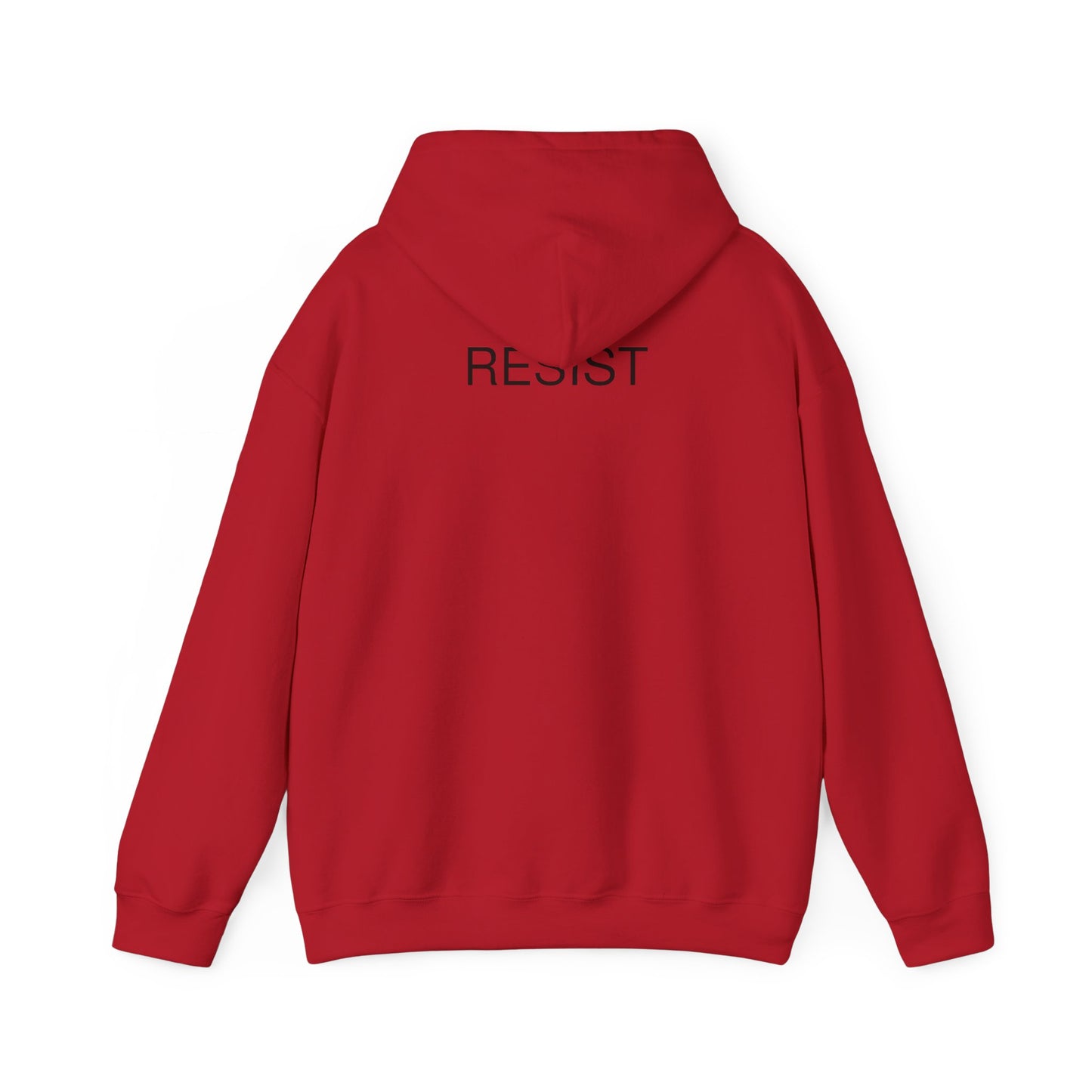 Unisex Hooded Sweatshirt - 'The Fool' Graphic & 'Resist' Statement