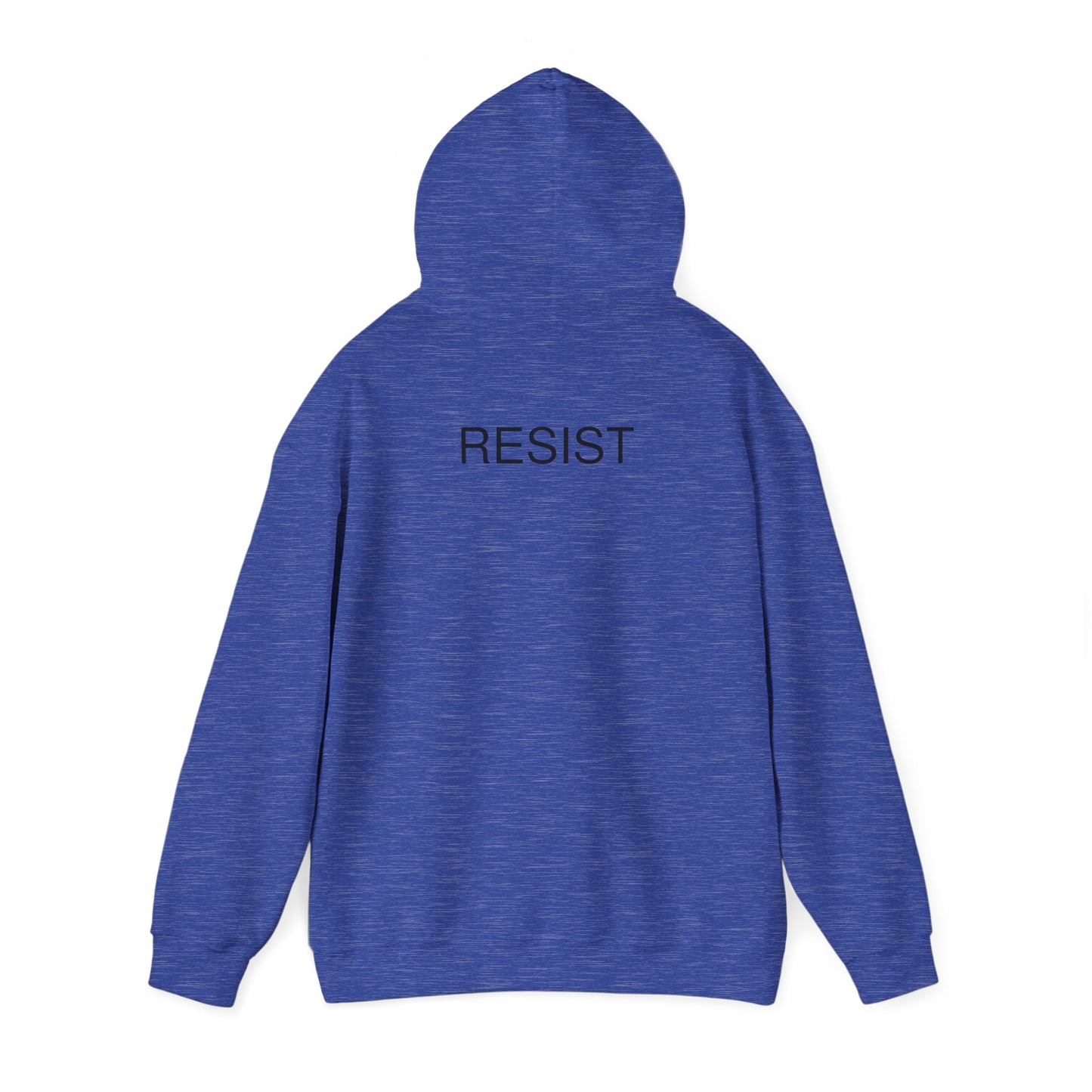 Unisex Hooded Sweatshirt - 'The Fool' Graphic & 'Resist' Statement
