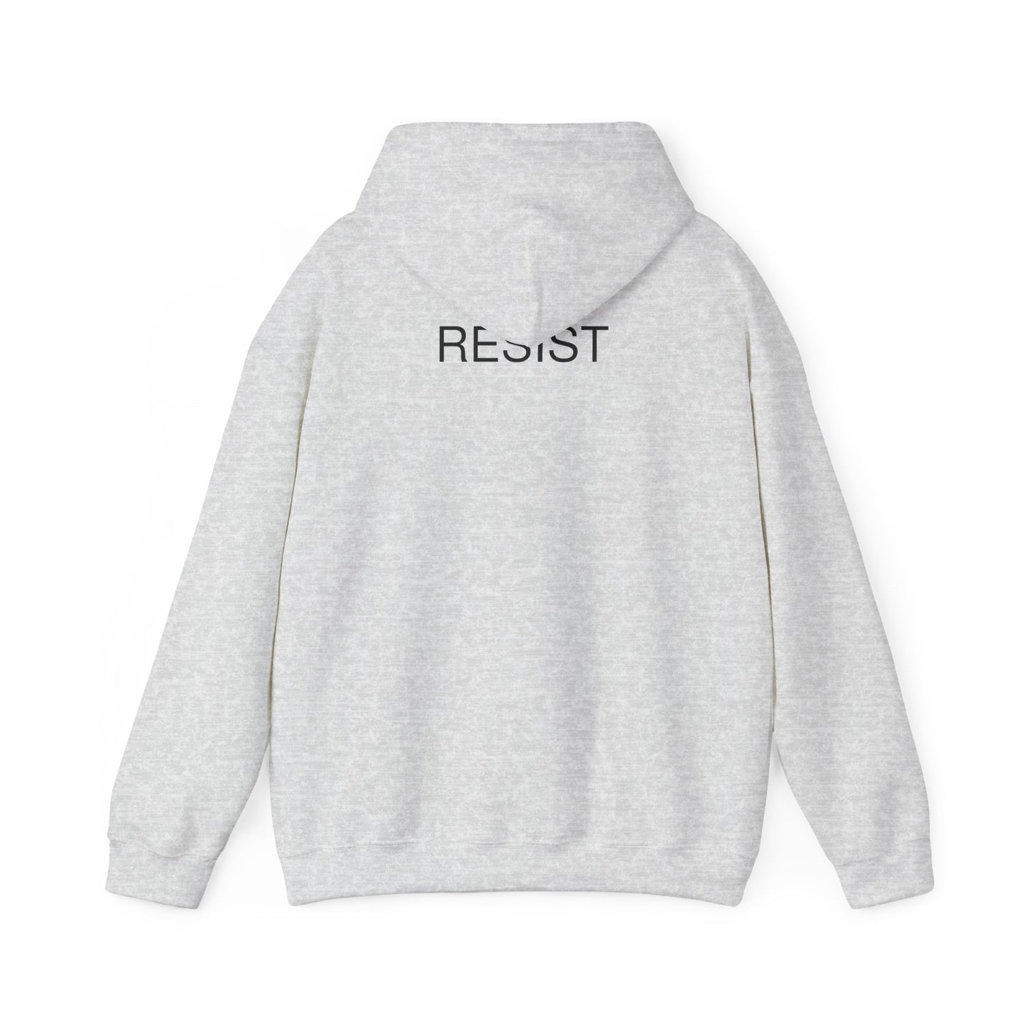 Unisex Hooded Sweatshirt - 'The Fool' Graphic & 'Resist' Statement