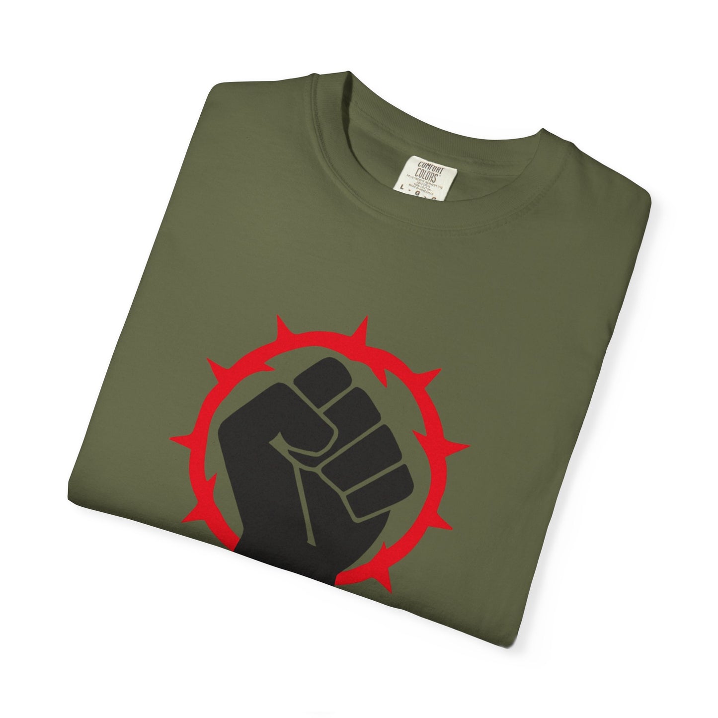 Unisex Garment-Dyed T-Shirt - 'Jesus Would Resist' Motivational Tee