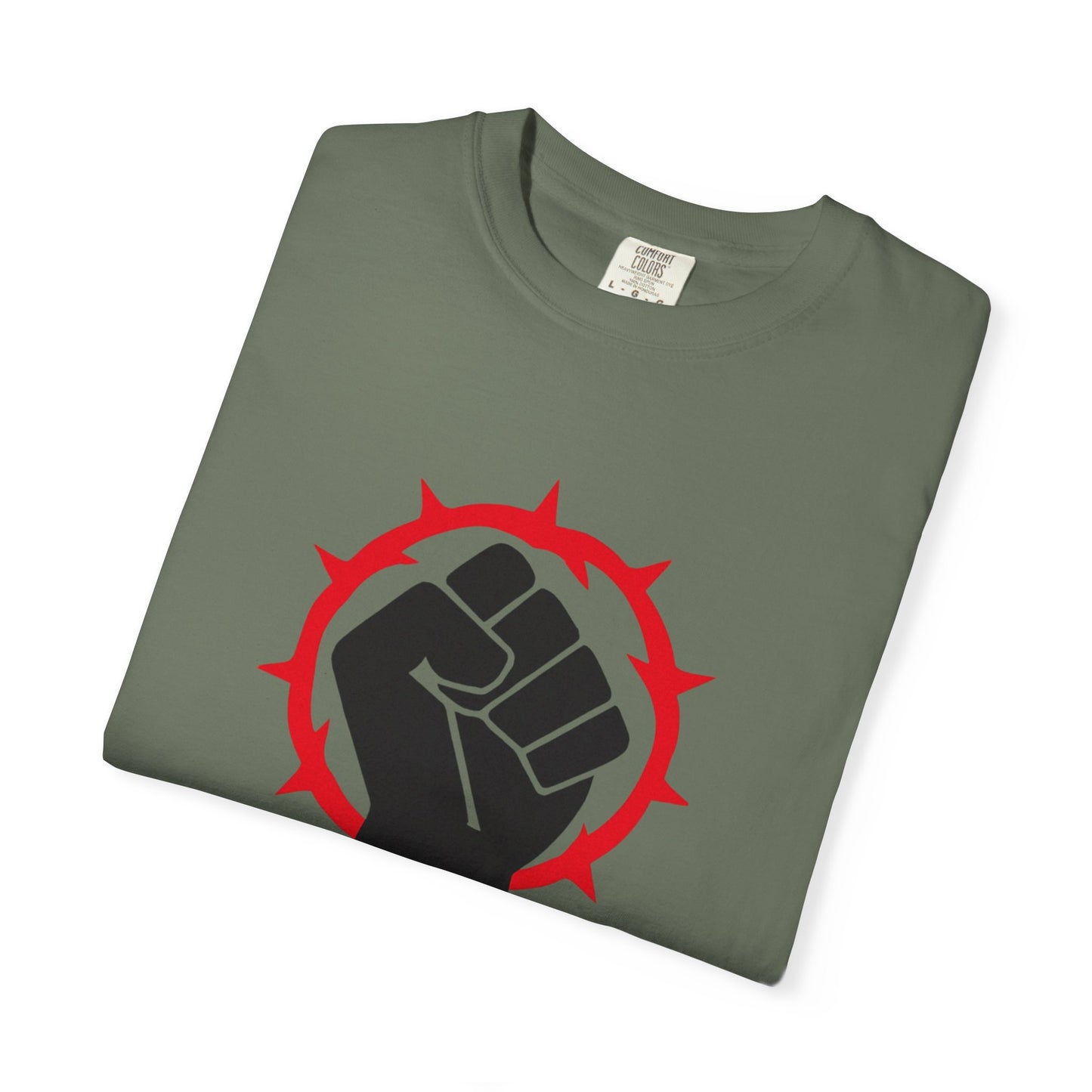 Unisex Garment-Dyed T-Shirt - 'Jesus Would Resist' Motivational Tee