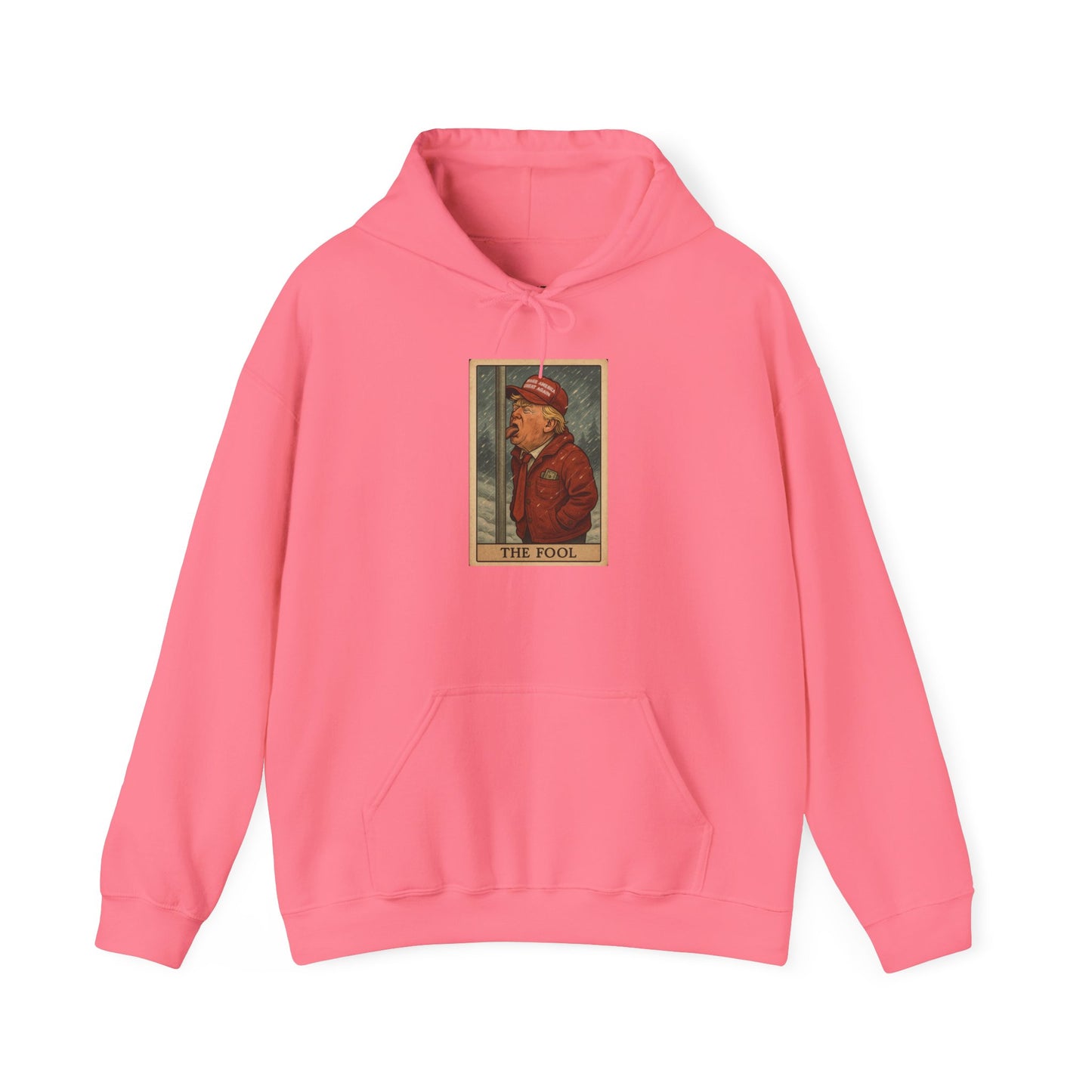 Unisex Hooded Sweatshirt - 'The Fool' Graphic & 'Resist' Statement