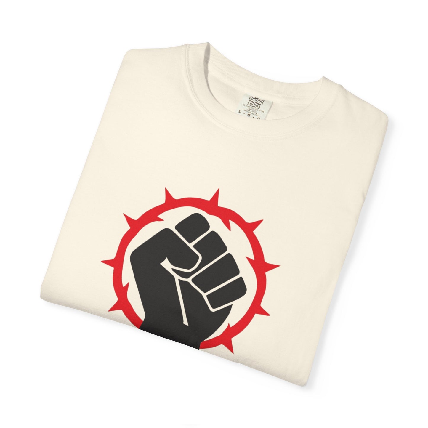 Unisex Garment-Dyed T-Shirt - 'Jesus Would Resist' Motivational Tee