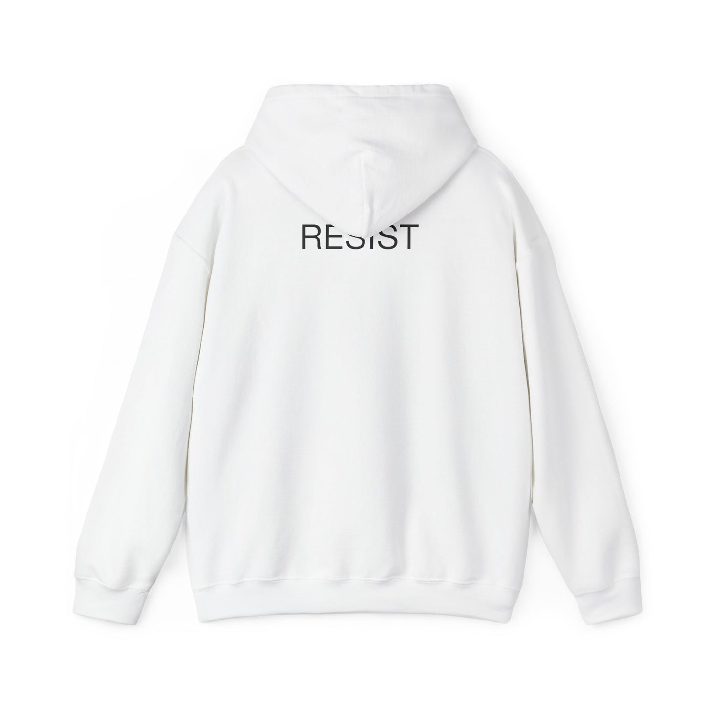 Unisex Hooded Sweatshirt - 'The Fool' Graphic & 'Resist' Statement