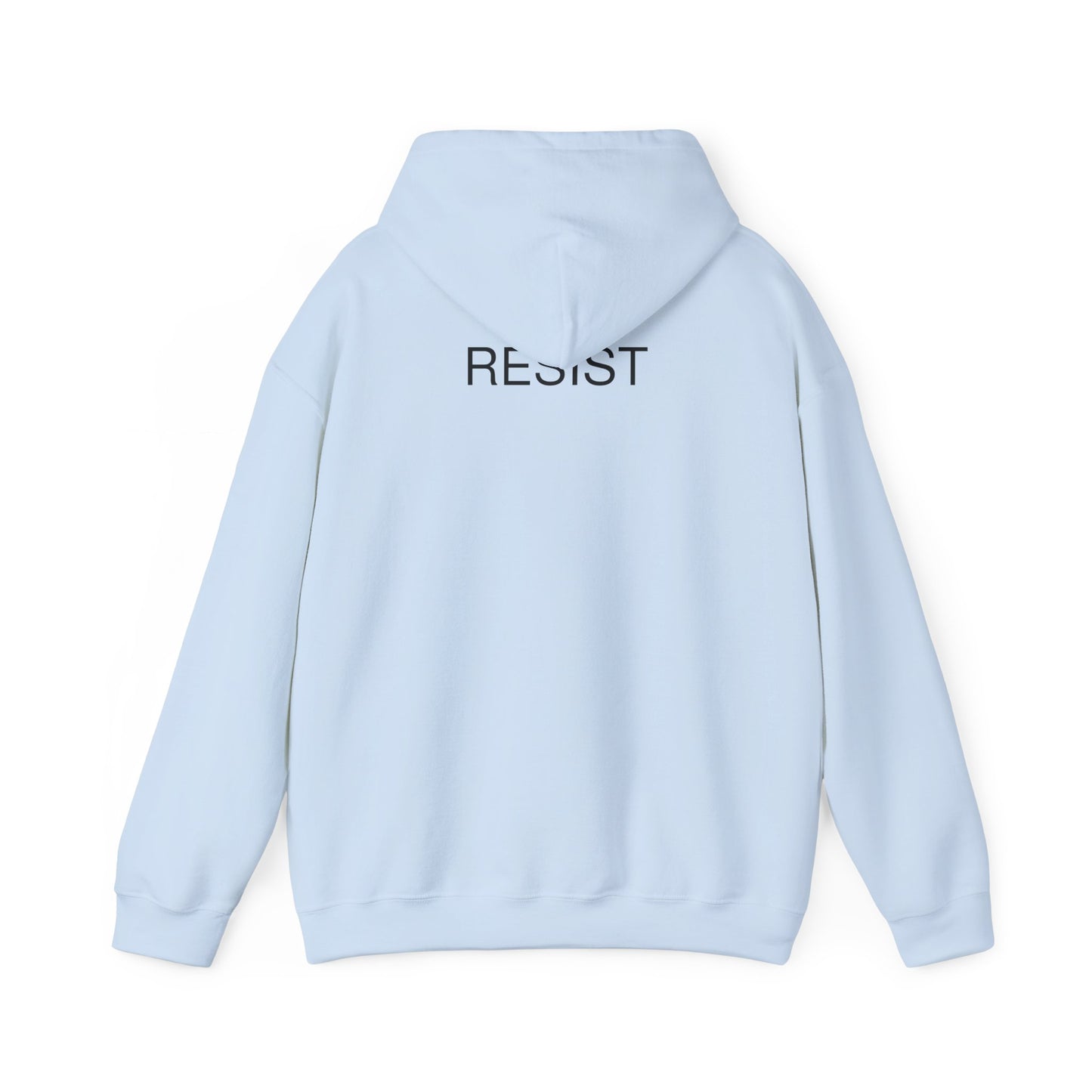 Unisex Hooded Sweatshirt - 'The Fool' Graphic & 'Resist' Statement